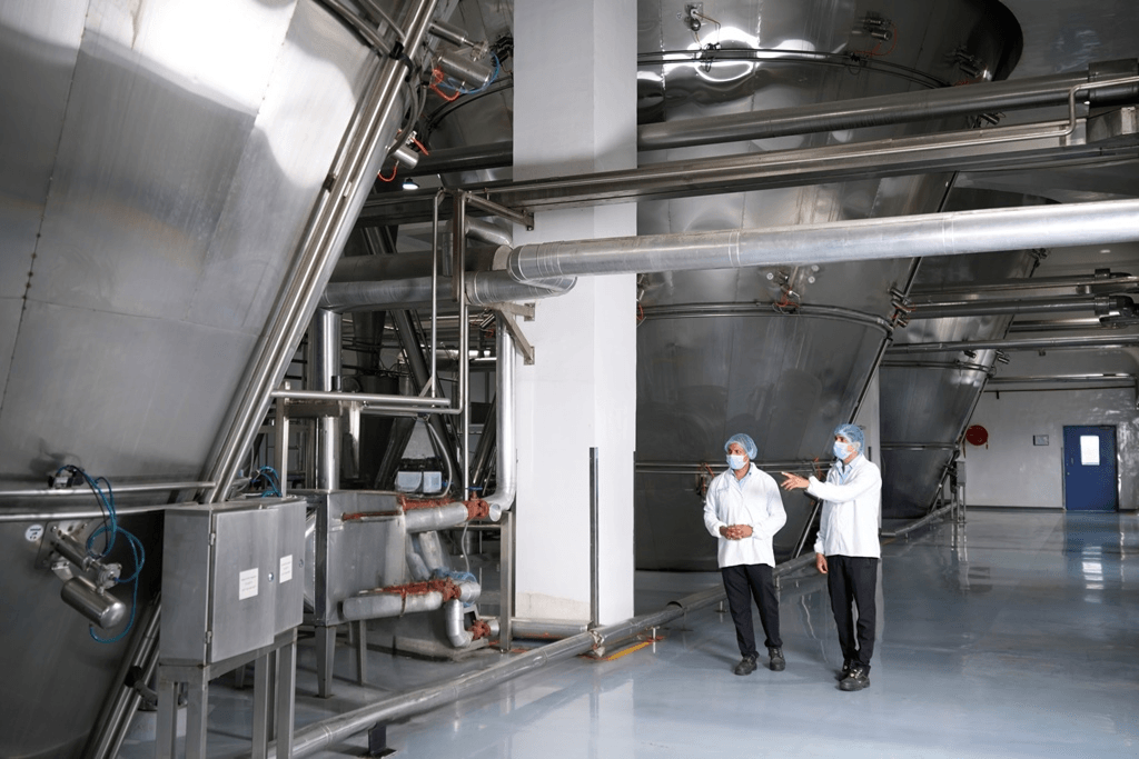 production capacity (spray-dried ingredients)